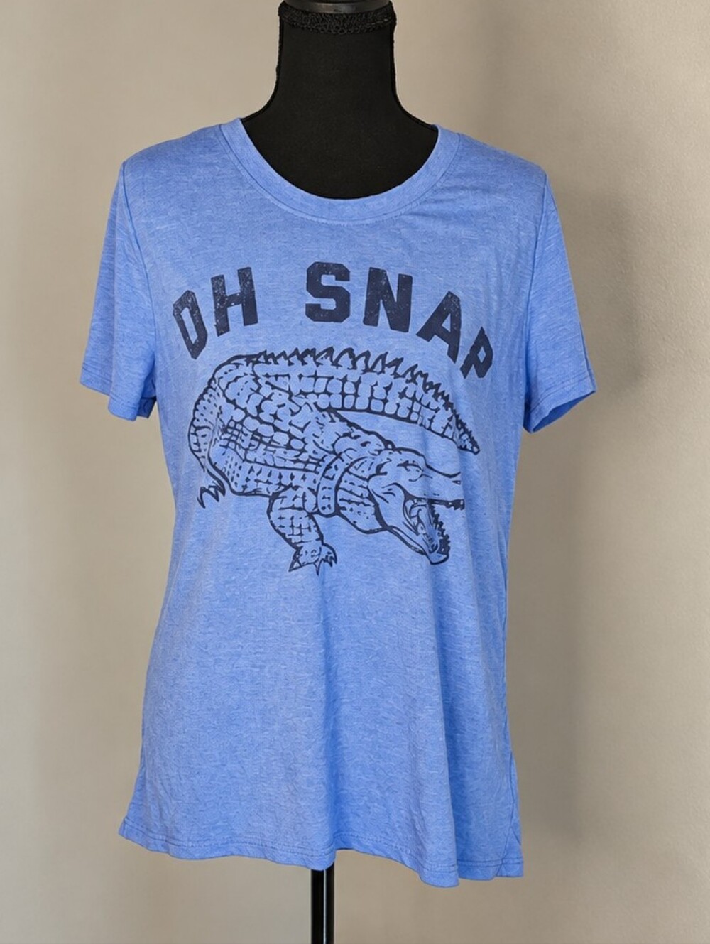 Oh Snap Blue Reptile Graphic Tee